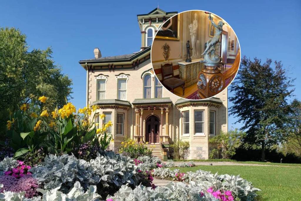 Just 90 minutes from Toronto, this Scottish-inspired Victorian mansion was built with a flax fortune