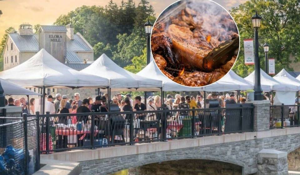 Just over an hour from Toronto, one of Ontario’s most picturesque towns is hosting a massive BBQ festival this month