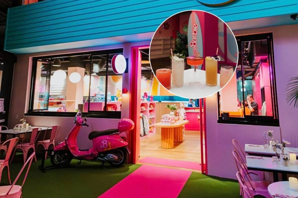 Canada’s first-ever Malibu Barbie Cafe opens in Toronto this week with a retro roller rink, 1970s photo ops, and MasterChef dishes