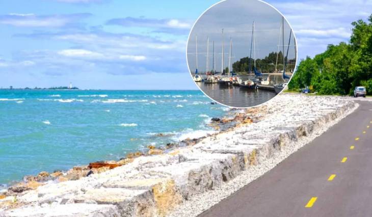 This charming Lake Huron beach town 3 hours from Toronto is known for its iconic waterfront swings
