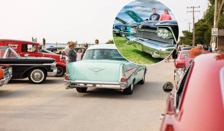 This free classic car night 3 hours from Toronto transforms an entire downtown three times each summer