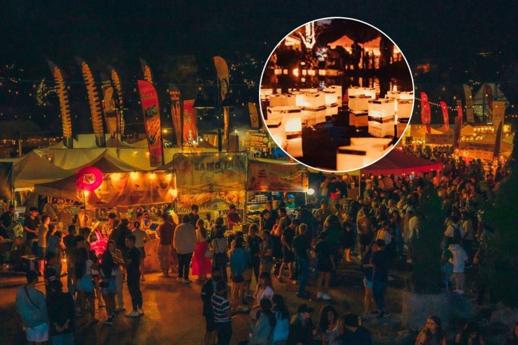 Un immense marché nocturne asiatique de trois jours, avec des lanternes flottantes et de la cuisine de rue, envahit le front de mer de Toronto ce week-end