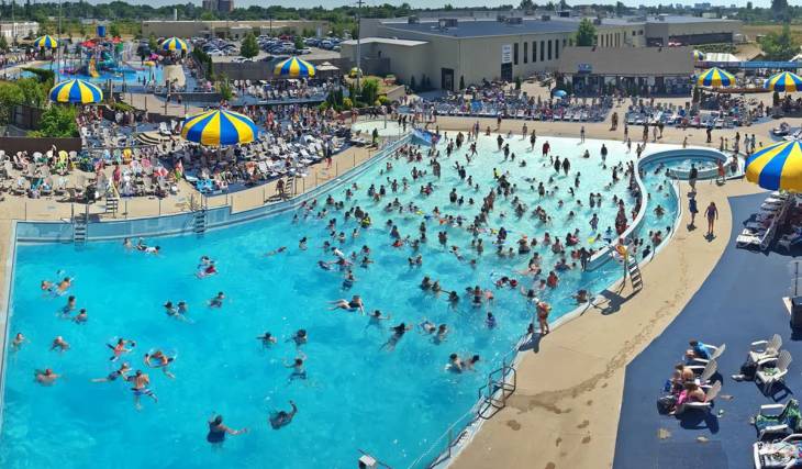 Just 1.5 hours from Toronto, Waterloo Region’s largest outdoor waterpark features 9 giant slides and a heated wave pool