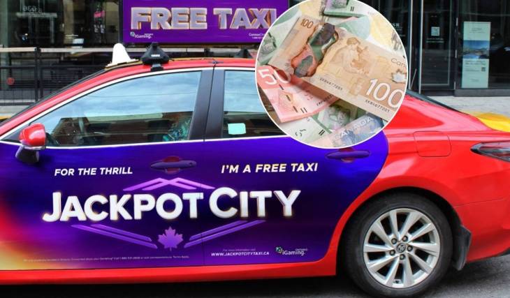 These purple cabs are offering completely free rides across Toronto and passengers can win up to $30,000 in cash