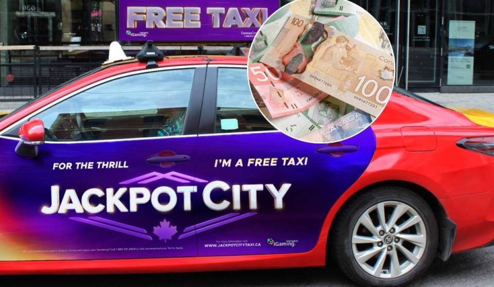 Ces taxis violets proposent des trajets entièrement gratuits dans tout Toronto et les passagers peuvent gagner jusqu’à 30 000 dollars en espèces