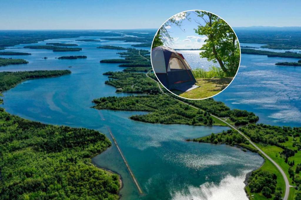 4 hours from Toronto, this scenic drive crosses 11 islands linked by causeways after entire towns were flooded—lined with beaches and campgrounds