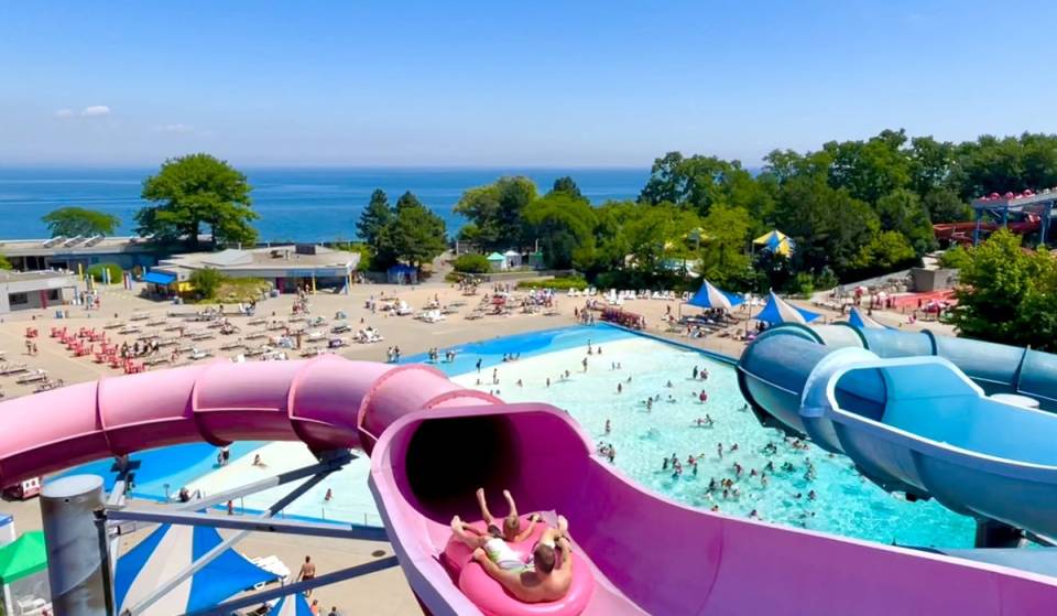 Just under an hour from Toronto, this giant lakeside water park has six-story slides and one of Canada’s largest wave pools