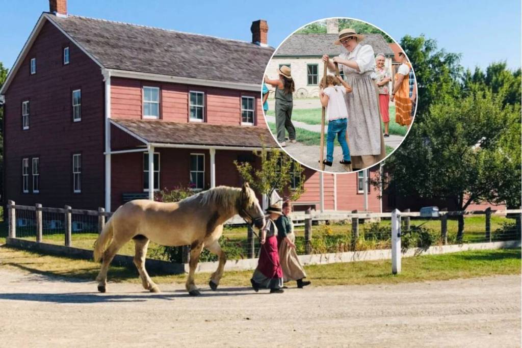 À 1 h 30 de Toronto, ce village historique de 60 acres figé en 1914 a rouvert ses portes après un projet de revitalisation qui a duré plusieurs années