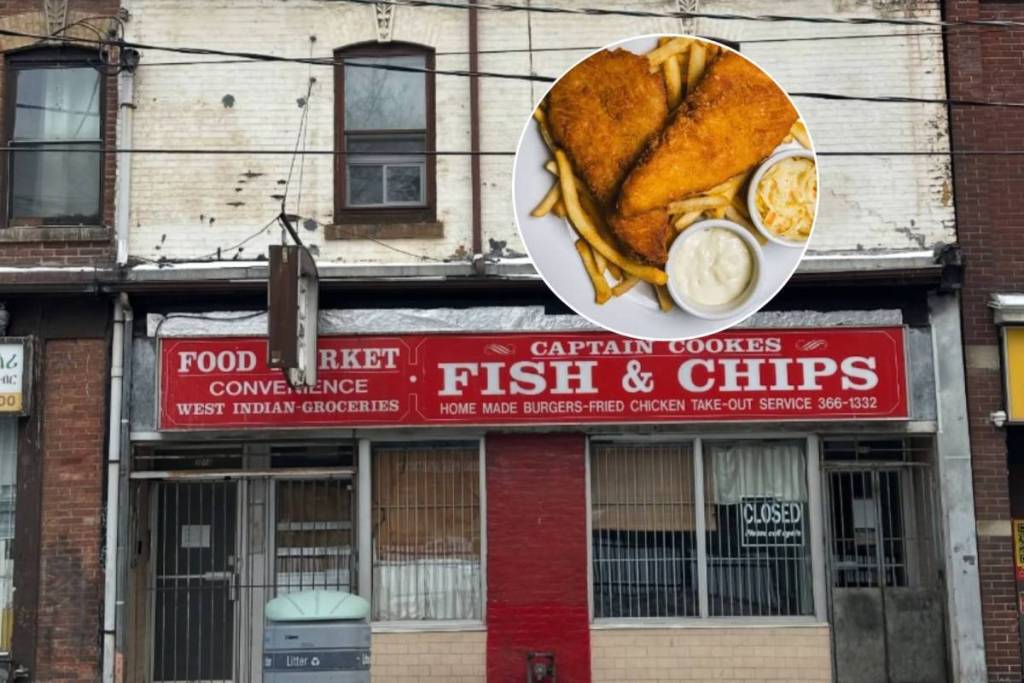 This tiny Toronto fish and chips shop has no seating—but it’s a longtime favourite