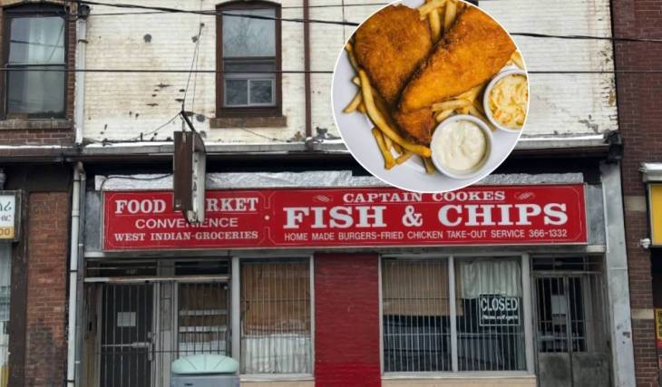 This tiny Toronto fish and chips shop has no seating—but it’s a longtime favourite