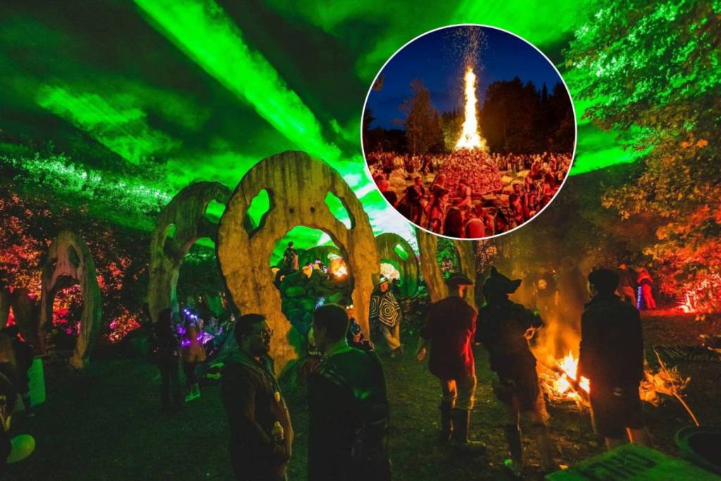Ce parc de sculptures en plein air un peu inquiétant, situé à 2 h 30 au nord de Toronto, regorge de visages géants au milieu des bois