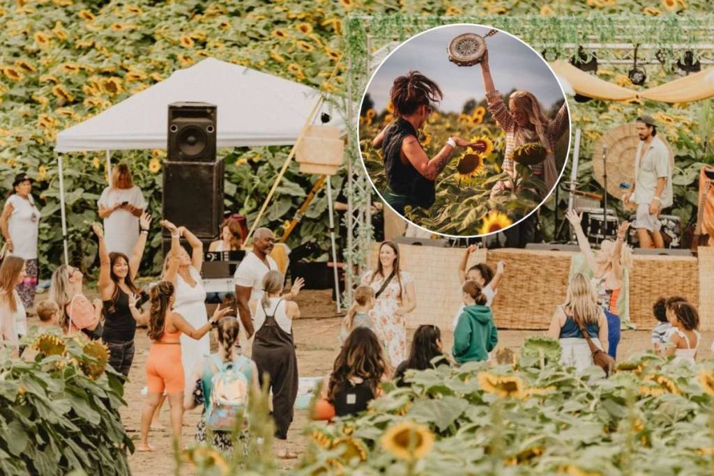 Just 45 minutes from Toronto, a music and wellness festival is taking over a dreamy sunflower field this weekend