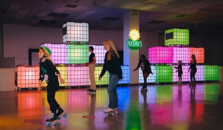 Toronto’s struggling Woodbine Mall is getting a nostalgic neon-lit roller skating rink this September