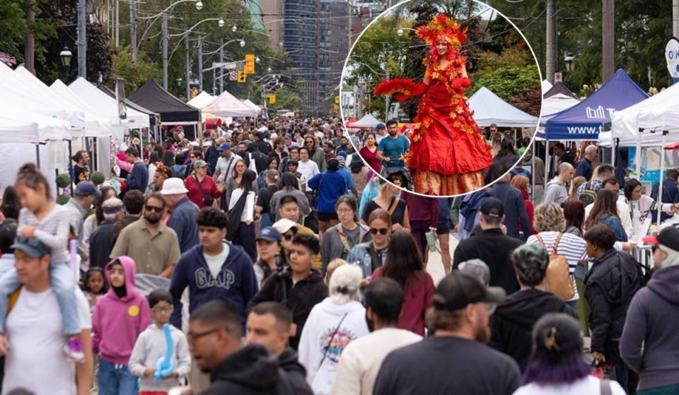 Toronto’s longest-running free street festival is shutting down major roads this weekend — featuring 250+ vendors and pop-up patios