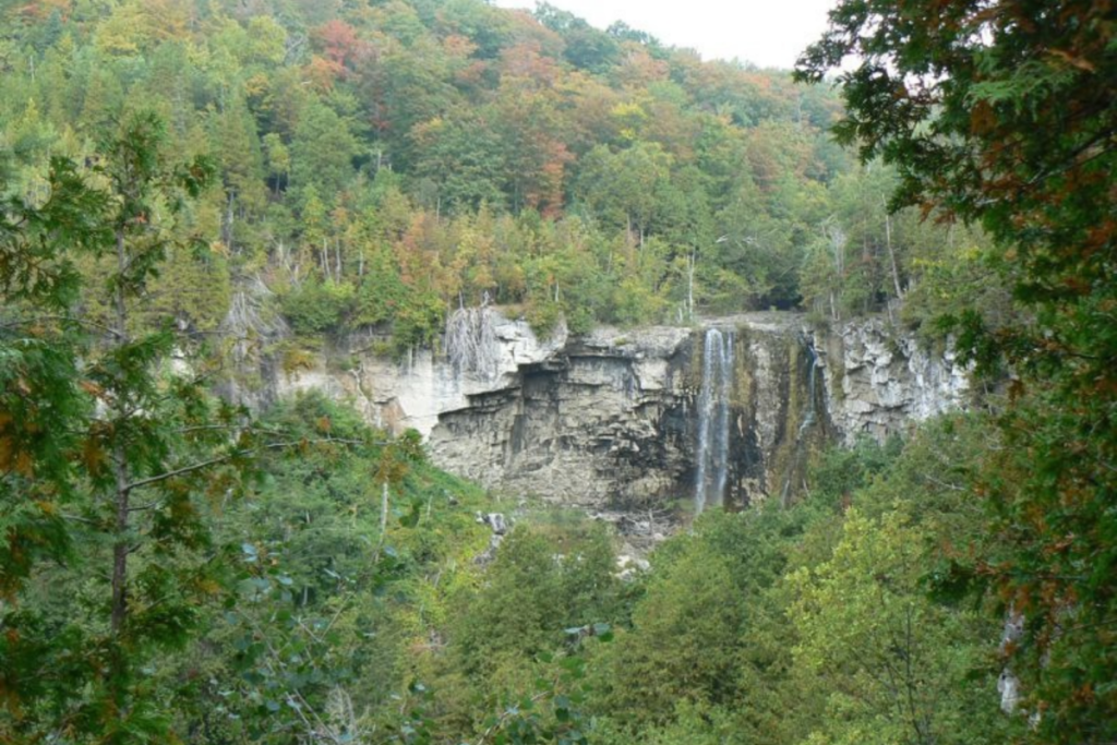 This 30-metre waterfall near Toronto has a strange royal history and stunning fall colours