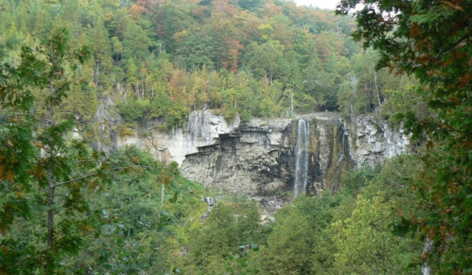 This 30-metre waterfall near Toronto has a strange royal history and stunning fall colours