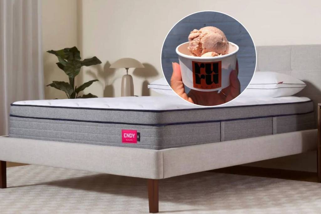 An ice cream truck pop-up is giving out free scoops and luxury mattresses in Toronto this weekend
