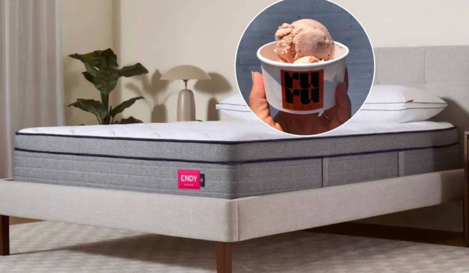 An ice cream truck pop-up is giving out free scoops and luxury mattresses in Toronto this weekend