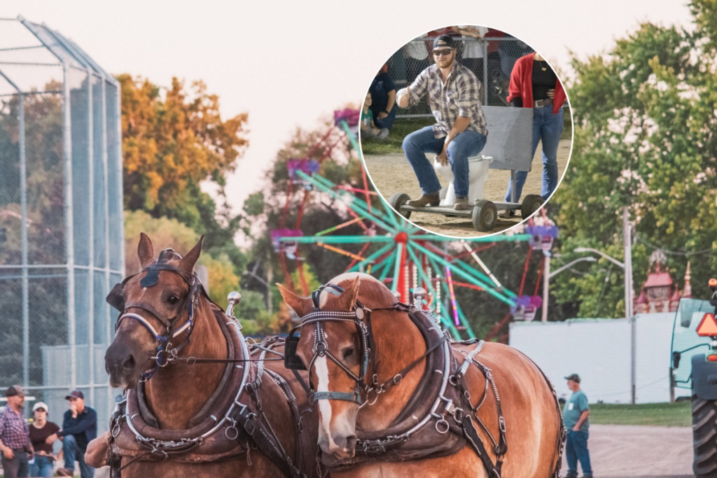 A beloved fall fair near Toronto returns with toilet seat races, midway rides, and demolition derbies