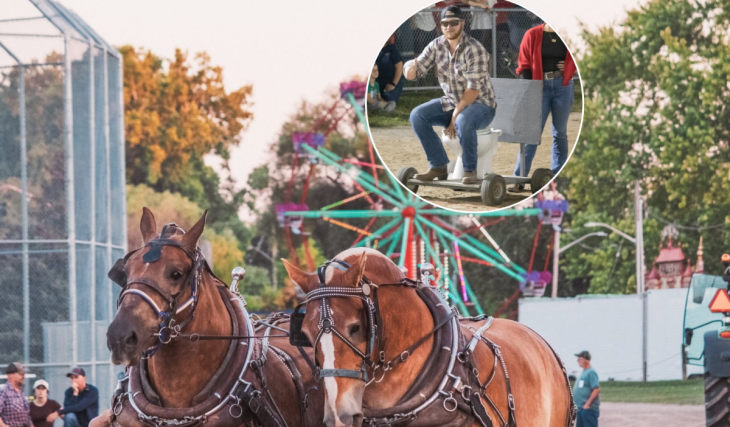 A beloved fall fair near Toronto returns with toilet seat races, midway rides, and demolition derbies