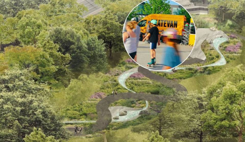 Just 45 minutes north of Toronto, a new 16-acre park opens this weekend with forest paths, an AGO exhibit space, and retro roller skating