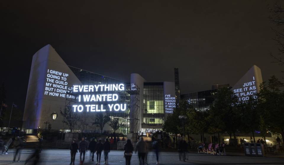 Toronto’s overnight art crawl returns this weekend with free city-wide exhibits, waterfront light displays, and late-night hubs