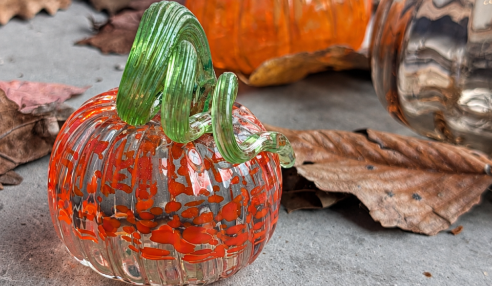 Just in time for Halloween, this Toronto workshop lets you make your own glass pumpkin