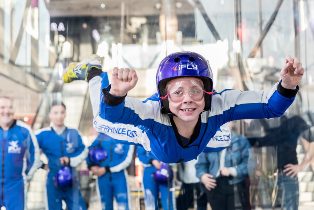 This thrilling attraction near Toronto lets kids as young as 3 experience what it’s like to fly