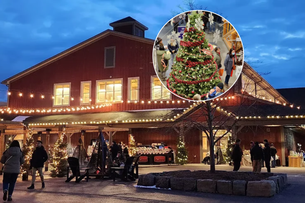 This farmers’ market just over an hour from Toronto is hosting a Christmas night market with drinks and 100+ vendors