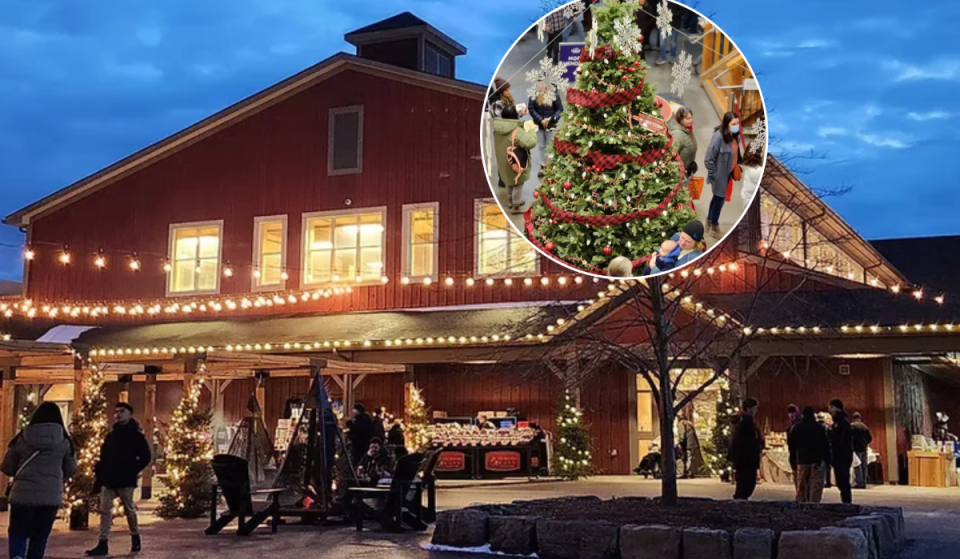 This farmers’ market just over an hour from Toronto is hosting a Christmas night market with drinks and 100+ vendors