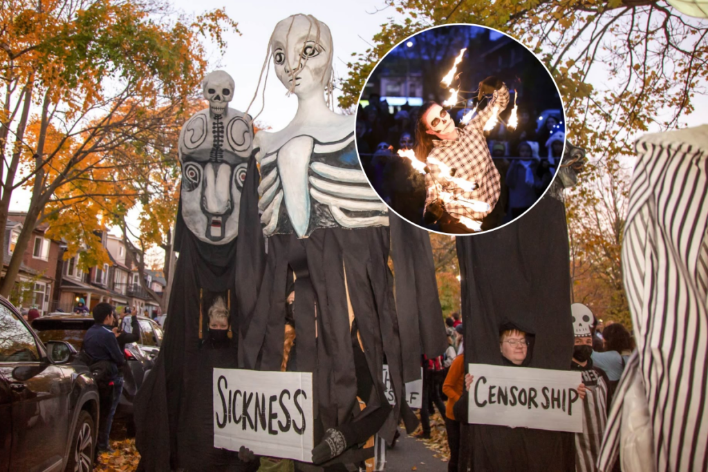 Toronto’s spooky Night of Dread returns this weekend with a giant puppet parade, fire spinners, and live performances