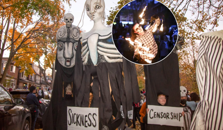 Toronto’s spooky Night of Dread returns this weekend with a giant puppet parade, fire spinners, and live performances