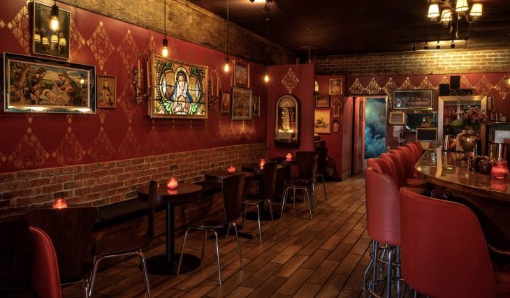 Take A Mirror Selfie With The Devil In This Cheeky Religious-Themed Bar In East Van