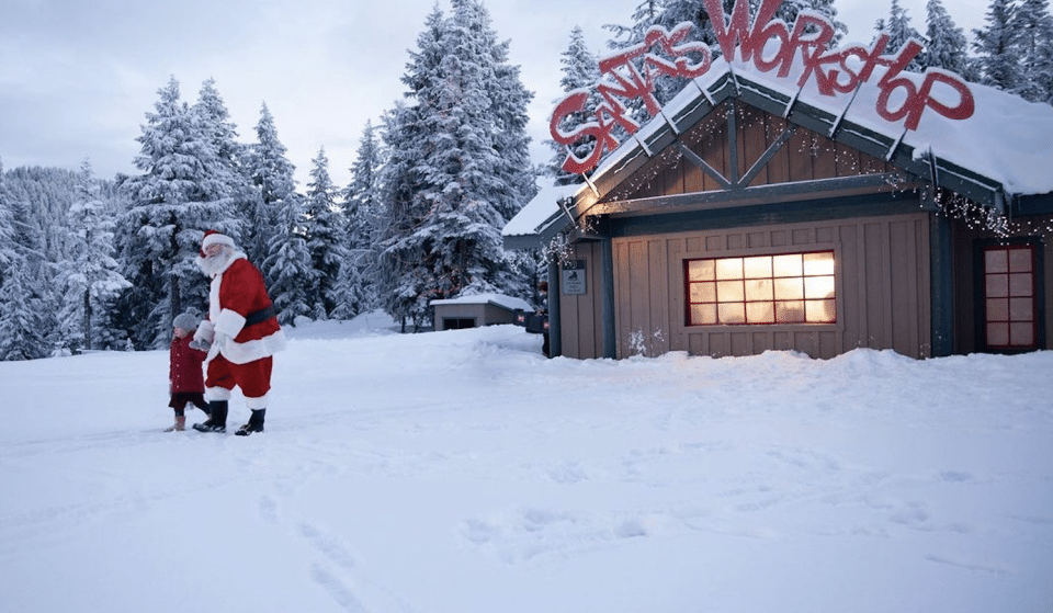 Santa Returns To Grouse Peak of Christmas Today For The Holidays