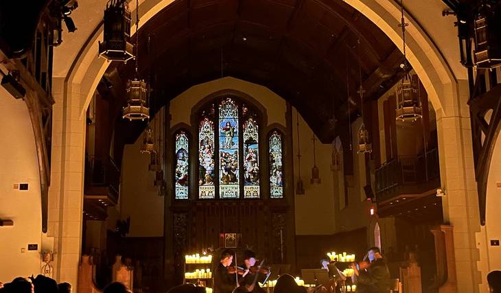 Candlelight concerts in Vancouver are transforming beautiful venues with string quartets and new musical tributes