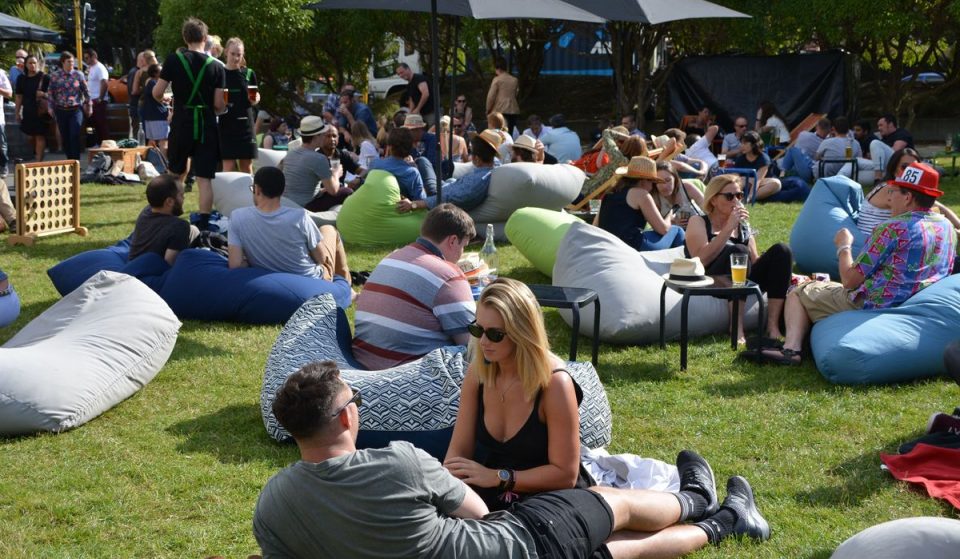 Pull Up A Beanbag In The Sun At These New Pop-Up Bars In Wellington