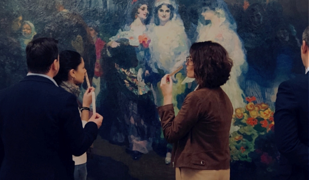 ‘La pintura a través de los sentidos’: una experiencia sensorial en el Museo de Bellas Artes