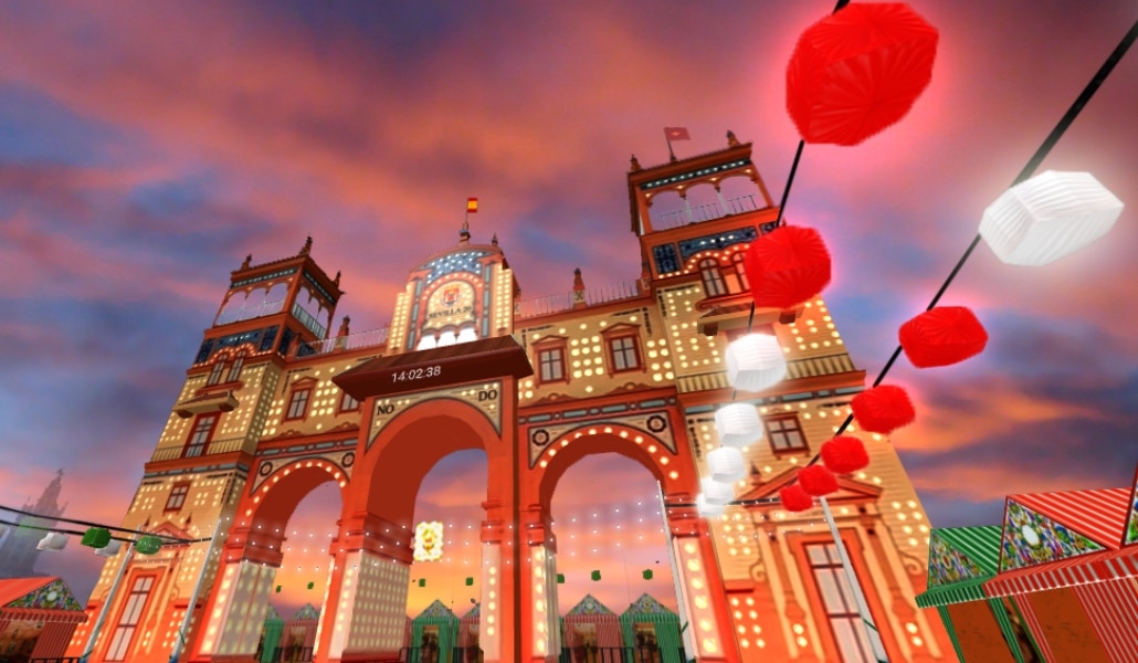 Disfruta de un paseo por la Feria con esta recreación en formato virtual