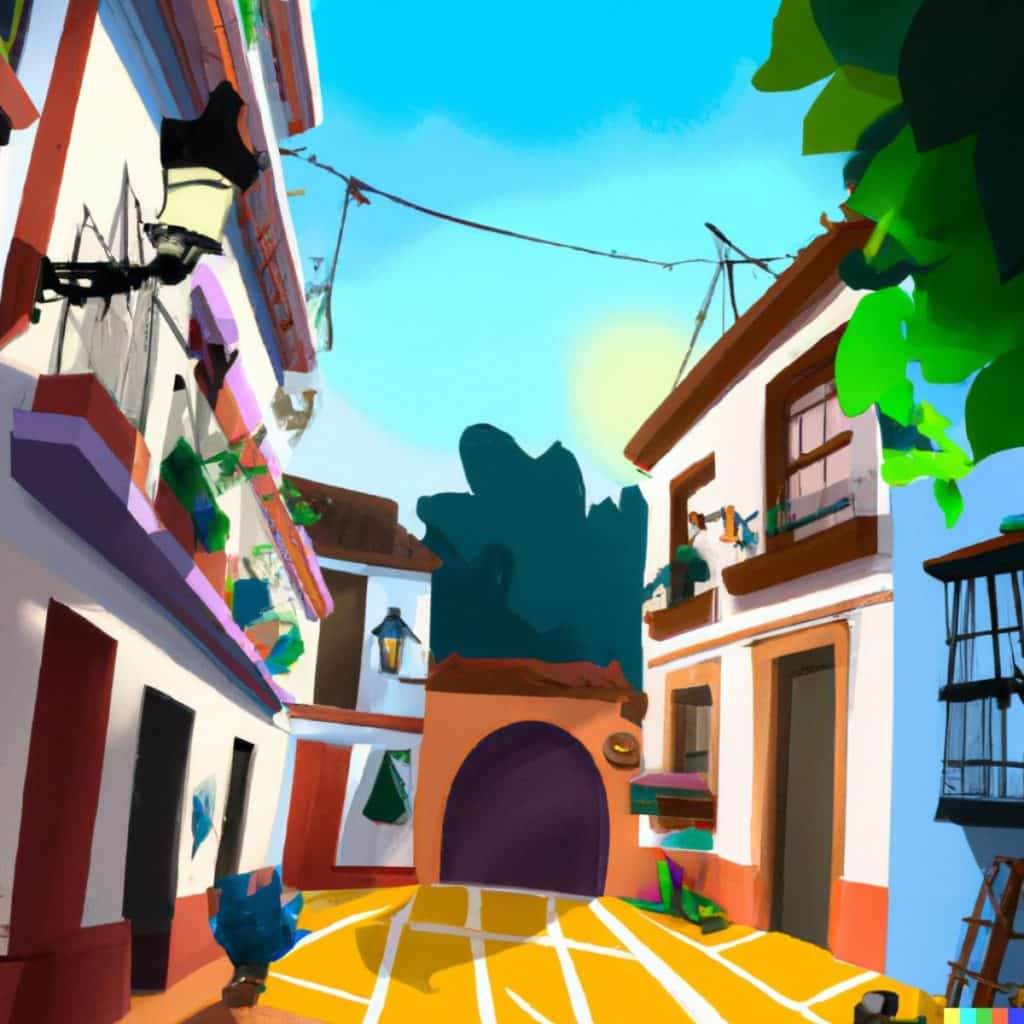 Sevilla con Inteligencia Artificial Pixar
