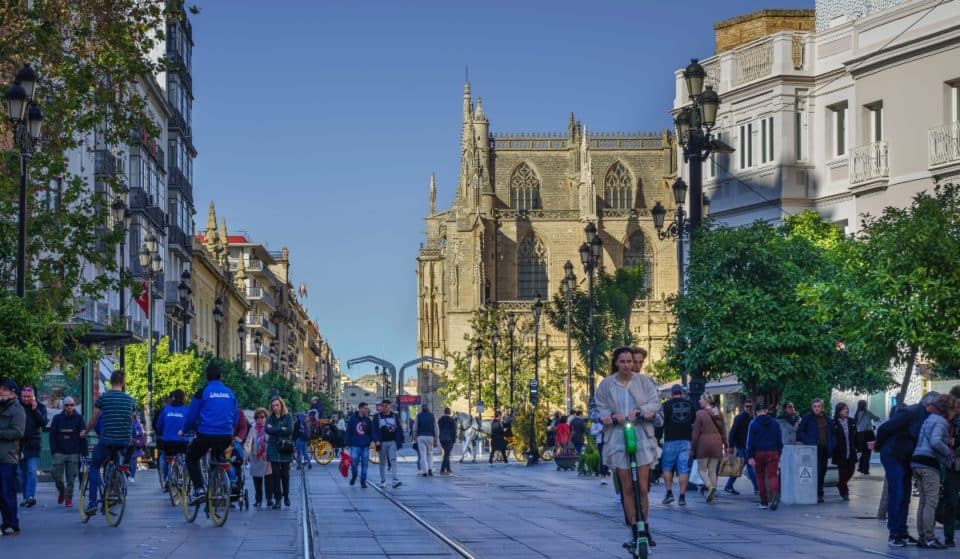 Patinetes y bicis no podrán circular por el tramo de Campana hacia Puerta Jerez estas Navidades