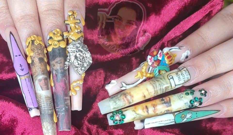 Uñas cofrades: la manicura de la Semana Santa de Sevilla viral en redes sociales