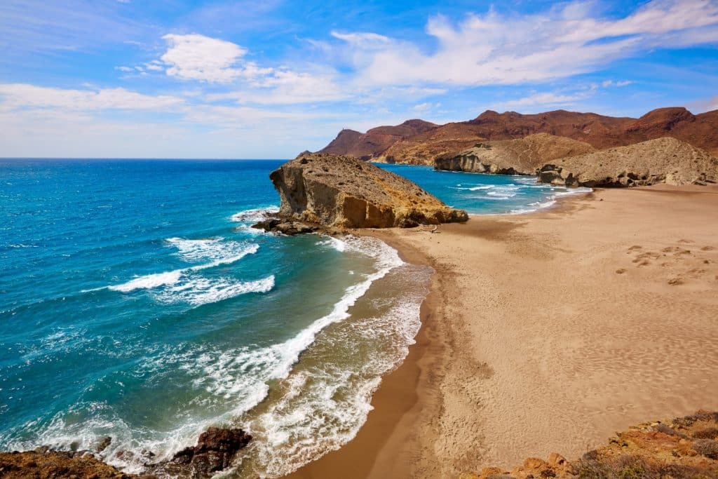 Playa del mónsul en Almería