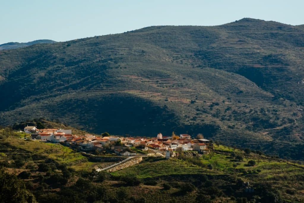 Benitagla pueblo más pequeño Andalucía