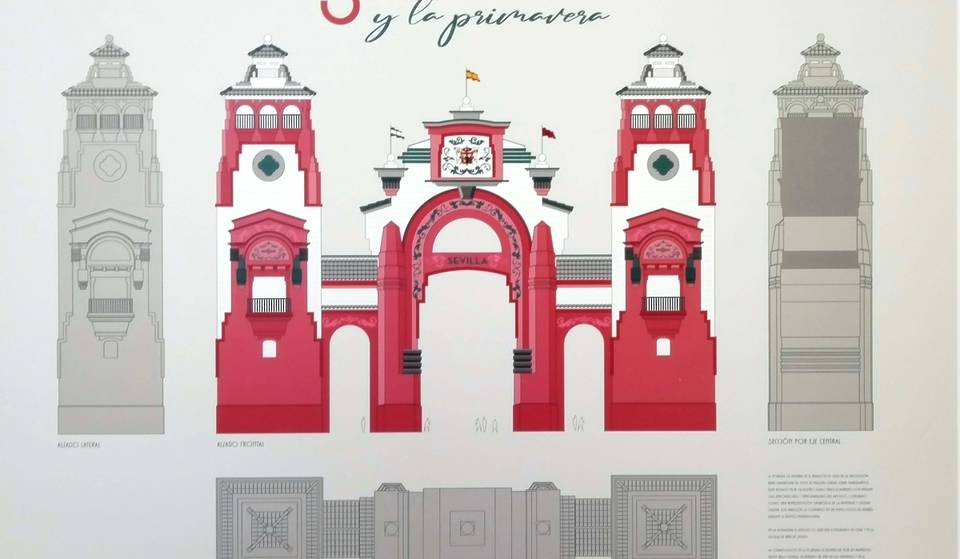 This will look like the cover of the Seville Fair 2025: a design inspired by the pavilion of Chile