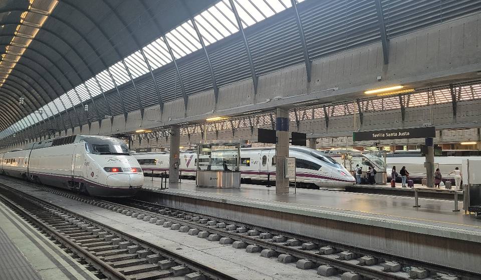 Media Distancia Malaga – Seville trains suspended service due to the storm