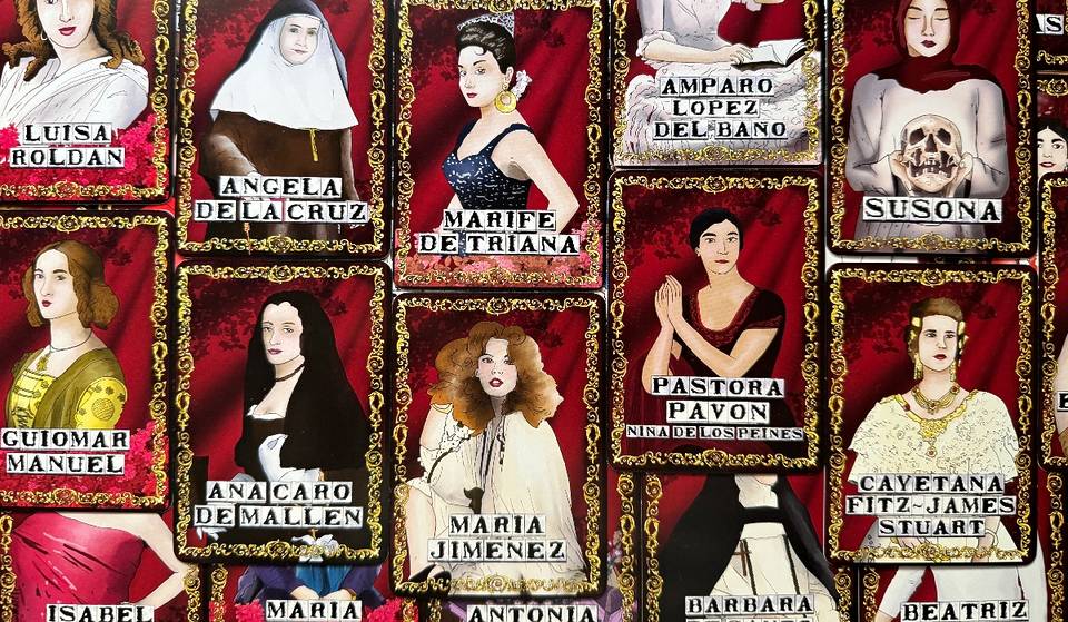 A deck of cards of illustrious sevillanas: 45 women who are already part of history