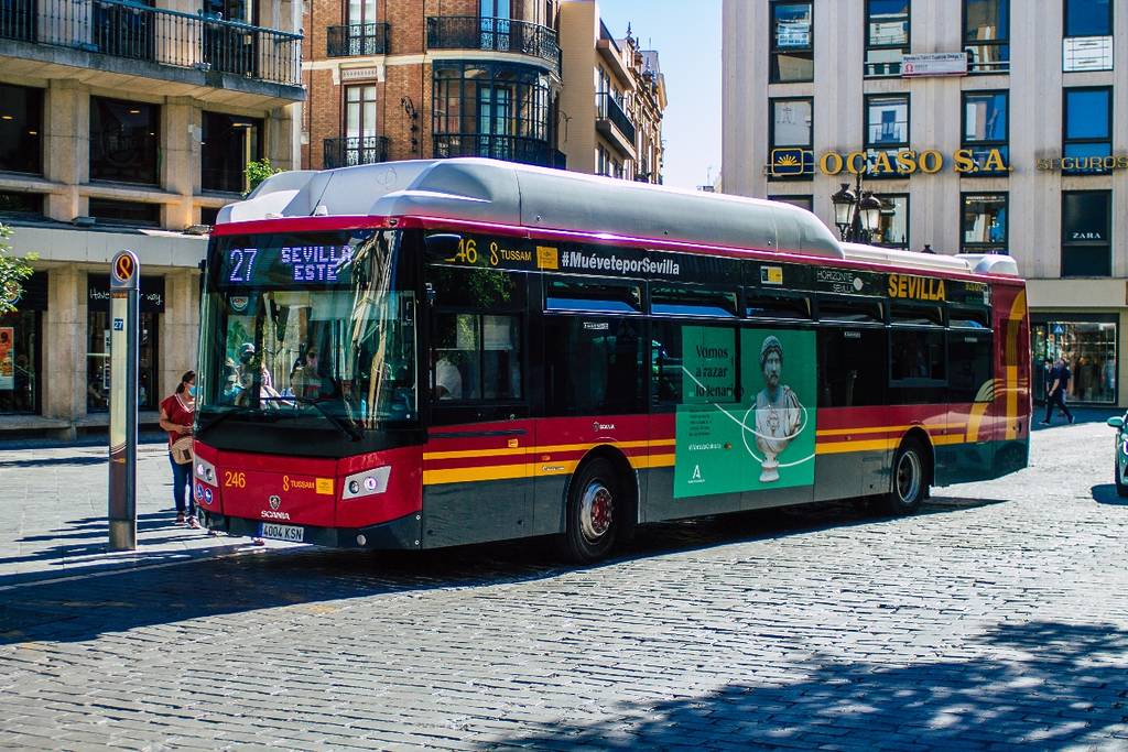 Free Tussam buses Seville
