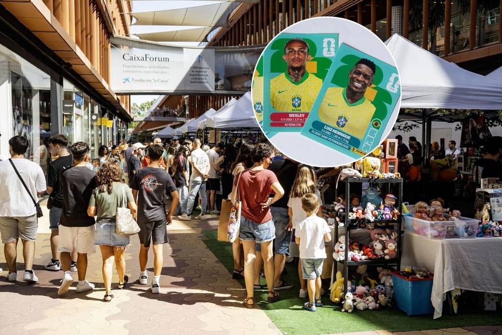 Último Toy Street Market antes del verano en Sevilla intercambio cromos mundial