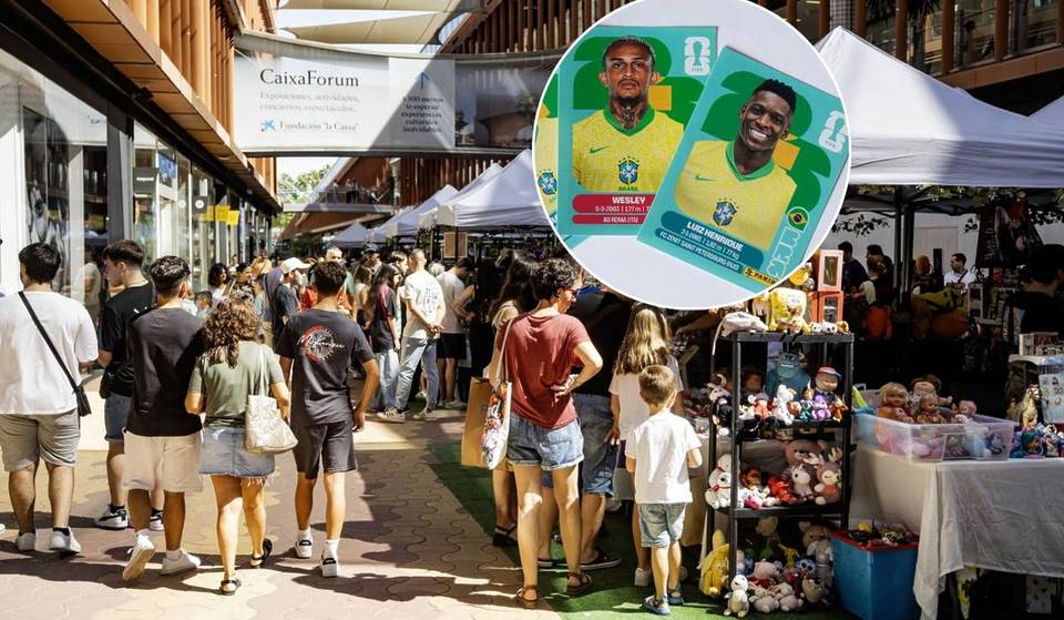 Grand échange de vignettes de la Coupe du monde, de bandes dessinées, de Lego et d&rsquo;ateliers à la Torre Sevilla : dernier Toy Street Market avant l&rsquo;été