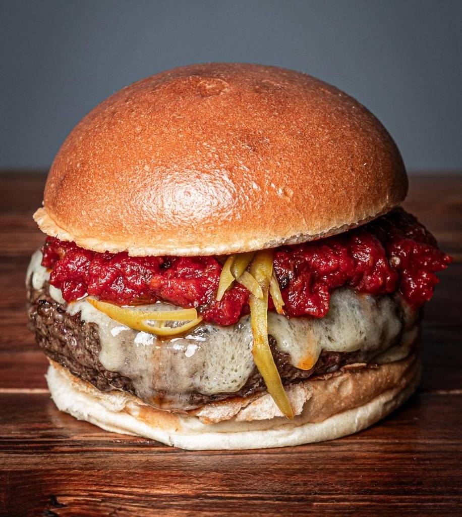 12 rombos hamburguesa Burger Food Porn y 12 tapas